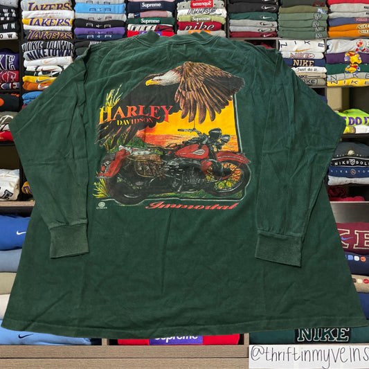 90s Harley Davidson biker motorcycle shirt