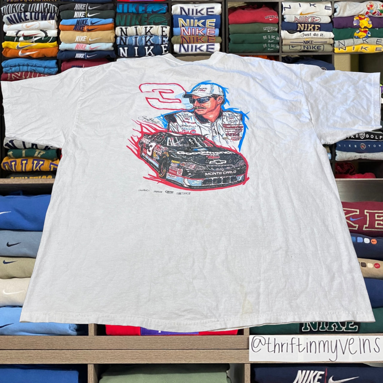 vintage 90's nascar shirt