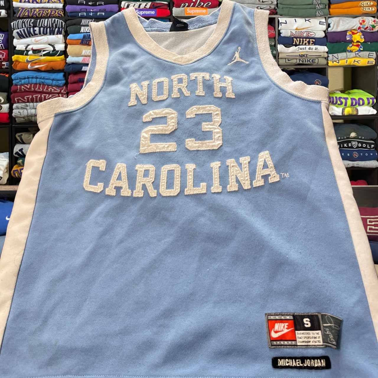 Vintage Nike x Michael jordan baby blue jersey