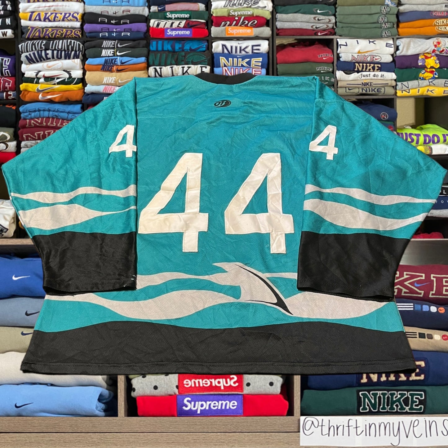 Vintage San Jose sharks hockey jersey