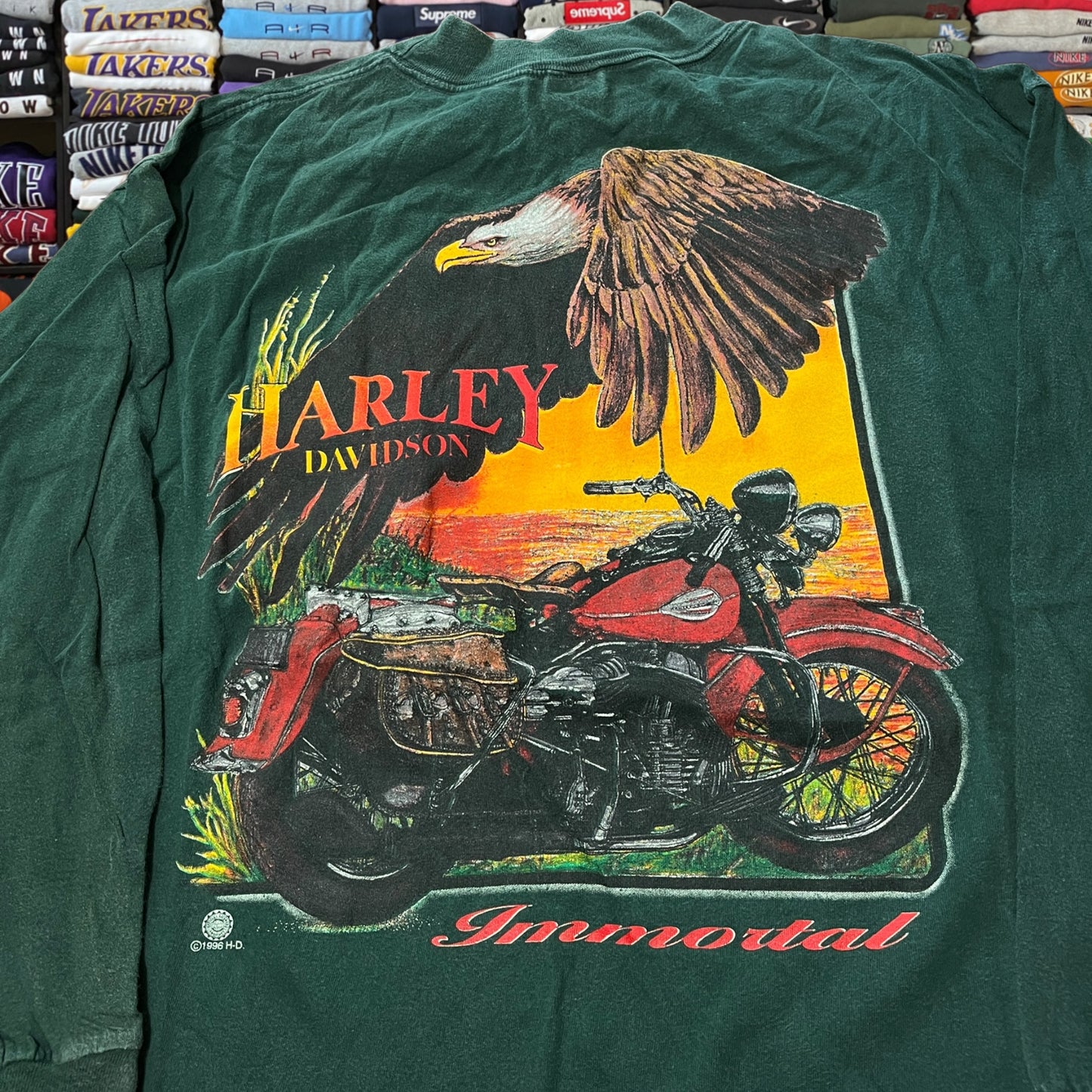 90s Harley Davidson biker motorcycle shirt