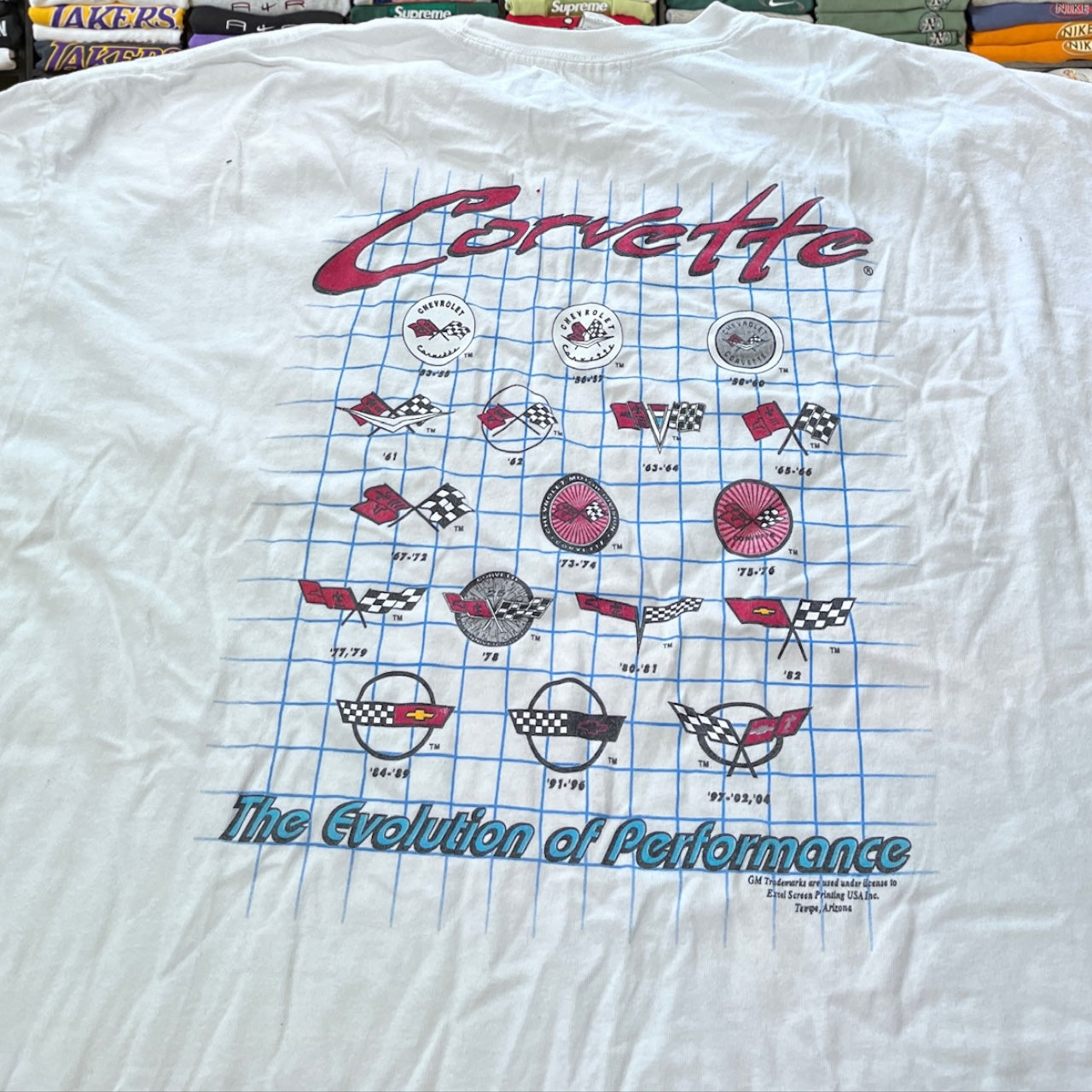 Y2K corvette car shirt