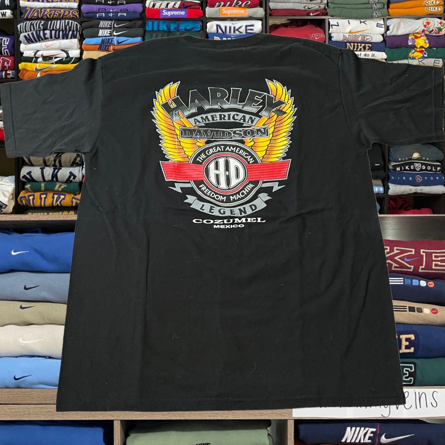 90s Harley Davidson biker shirt