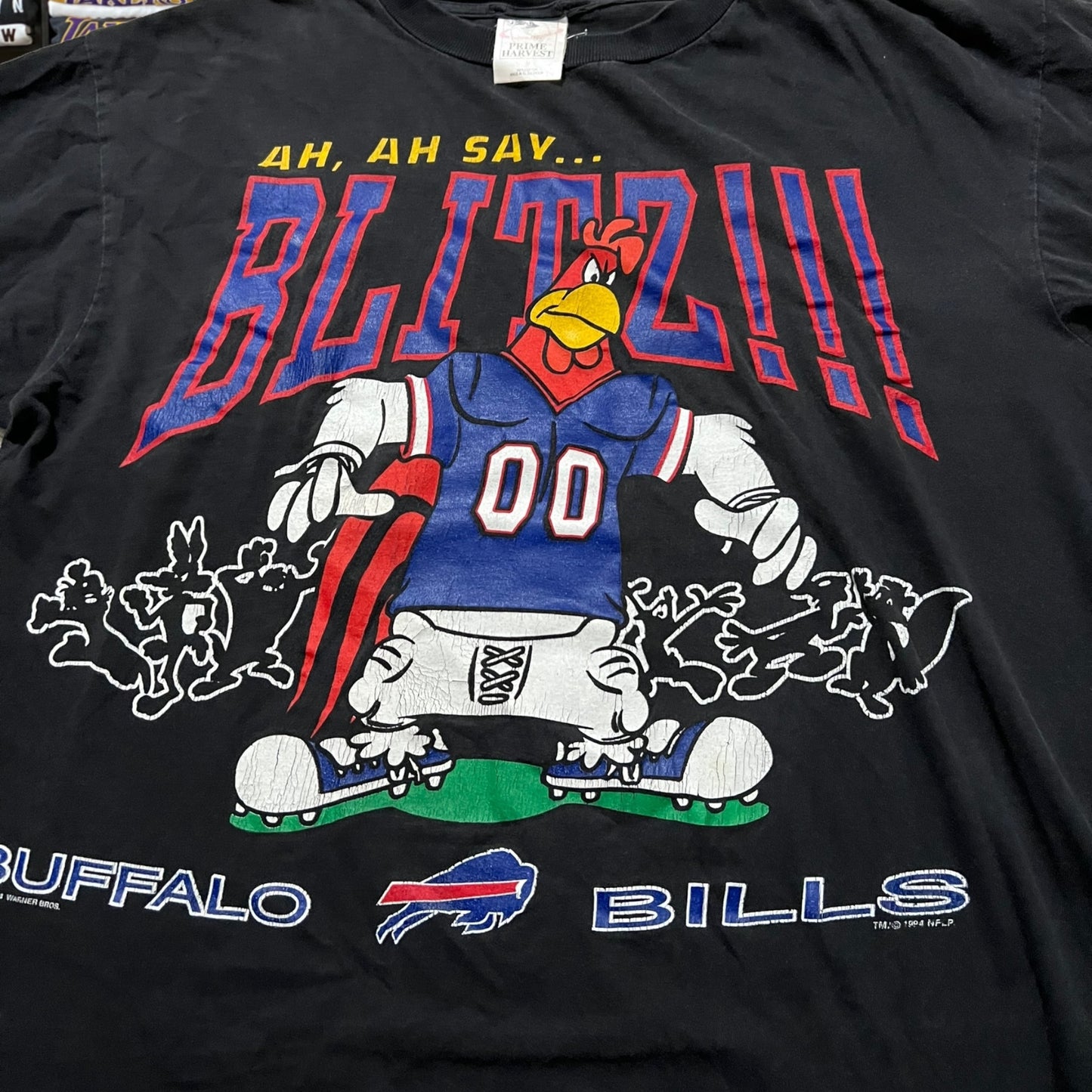 90s buffalo bills big print looney tunes shirt