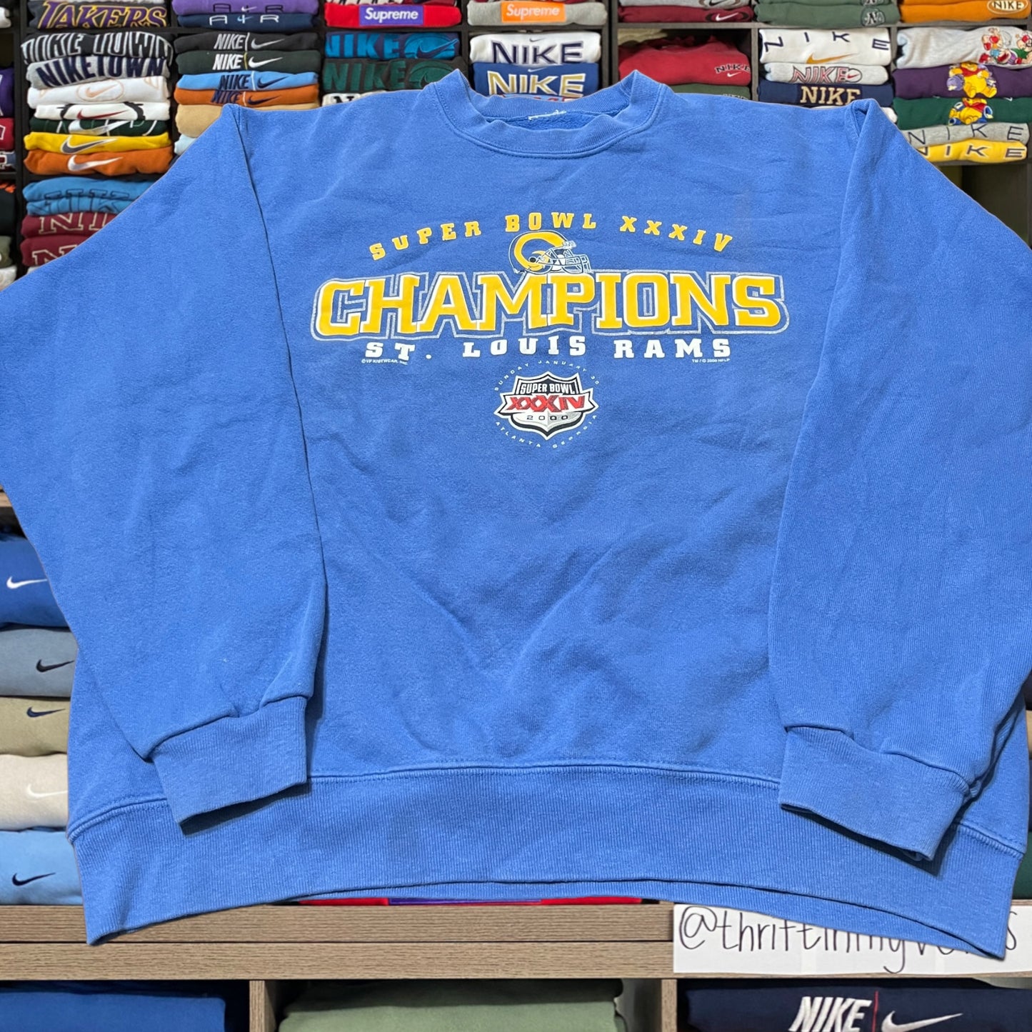vintage 2000 nfl football st louis rams nfl