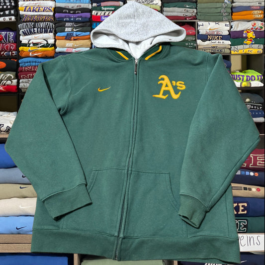 Y2K Nike x Oakland athletics hoodie (small)