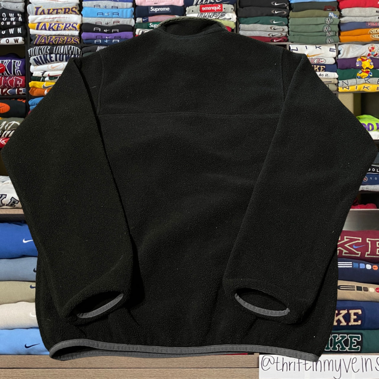 Y2K Patagonia black synchilla fleece