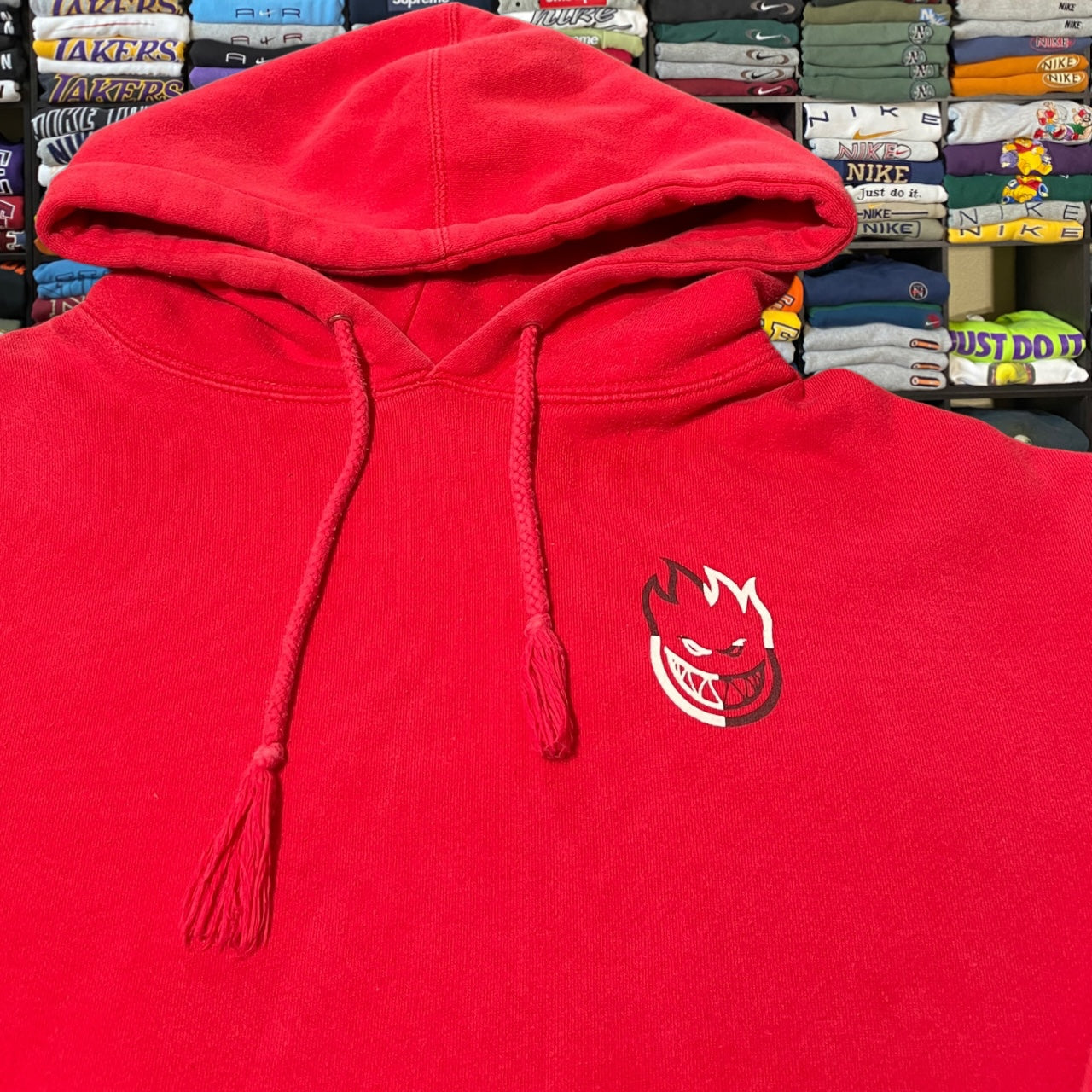 Red Spitfire skater hoodie