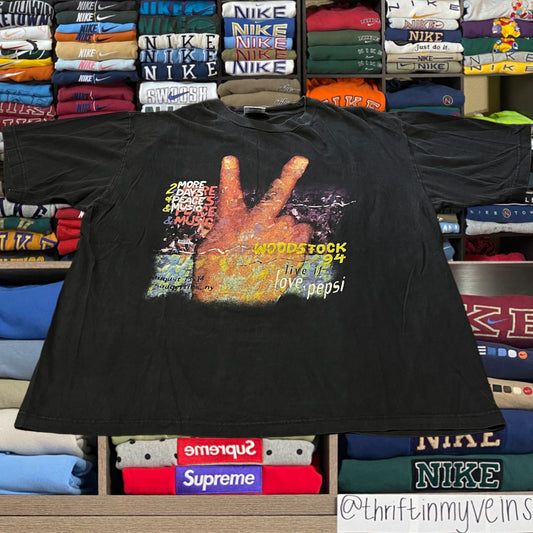 1994 woodstock band shirt (xlarge)