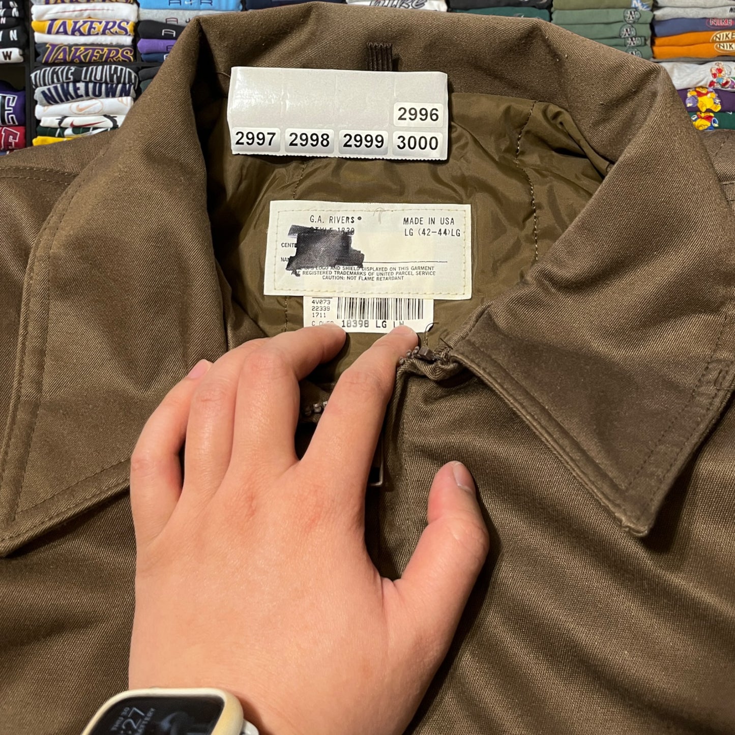 90s UPS brown jacket