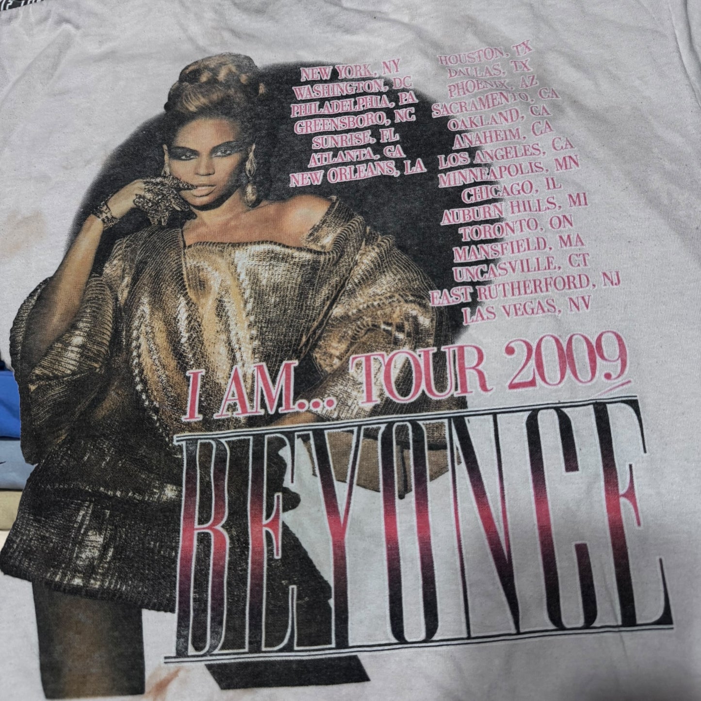 Beyoncé 2009 tour shirt