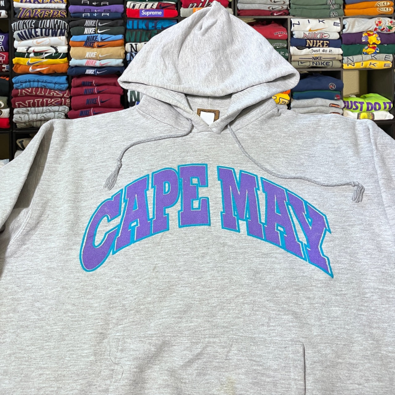 90s nutmeg cape may hoodie