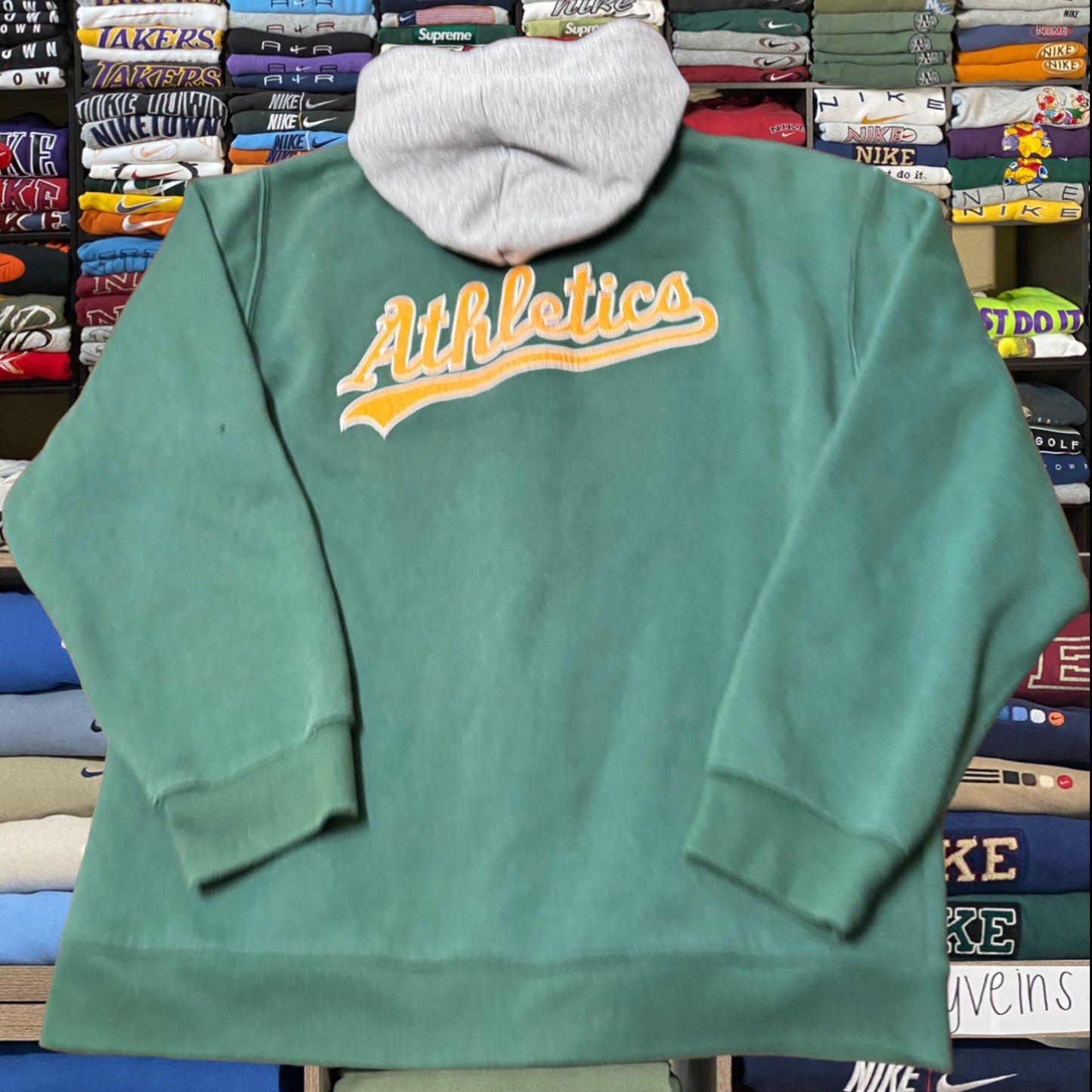Y2K Nike x Oakland athletics hoodie (small)