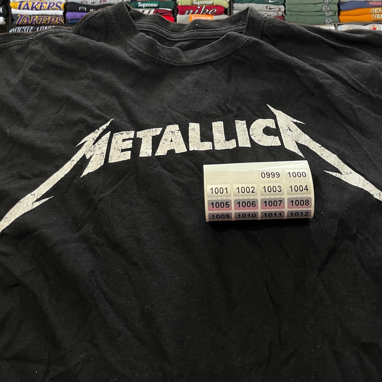 Y2K Metallica band tee shirt