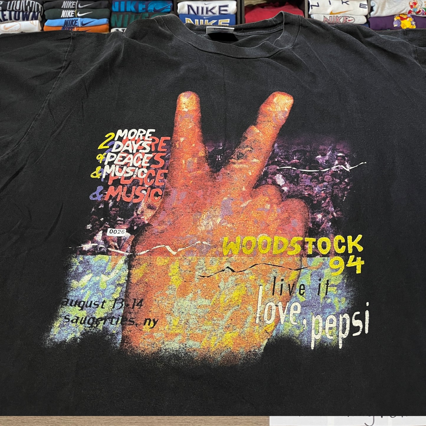 1994 woodstock band shirt (xlarge)