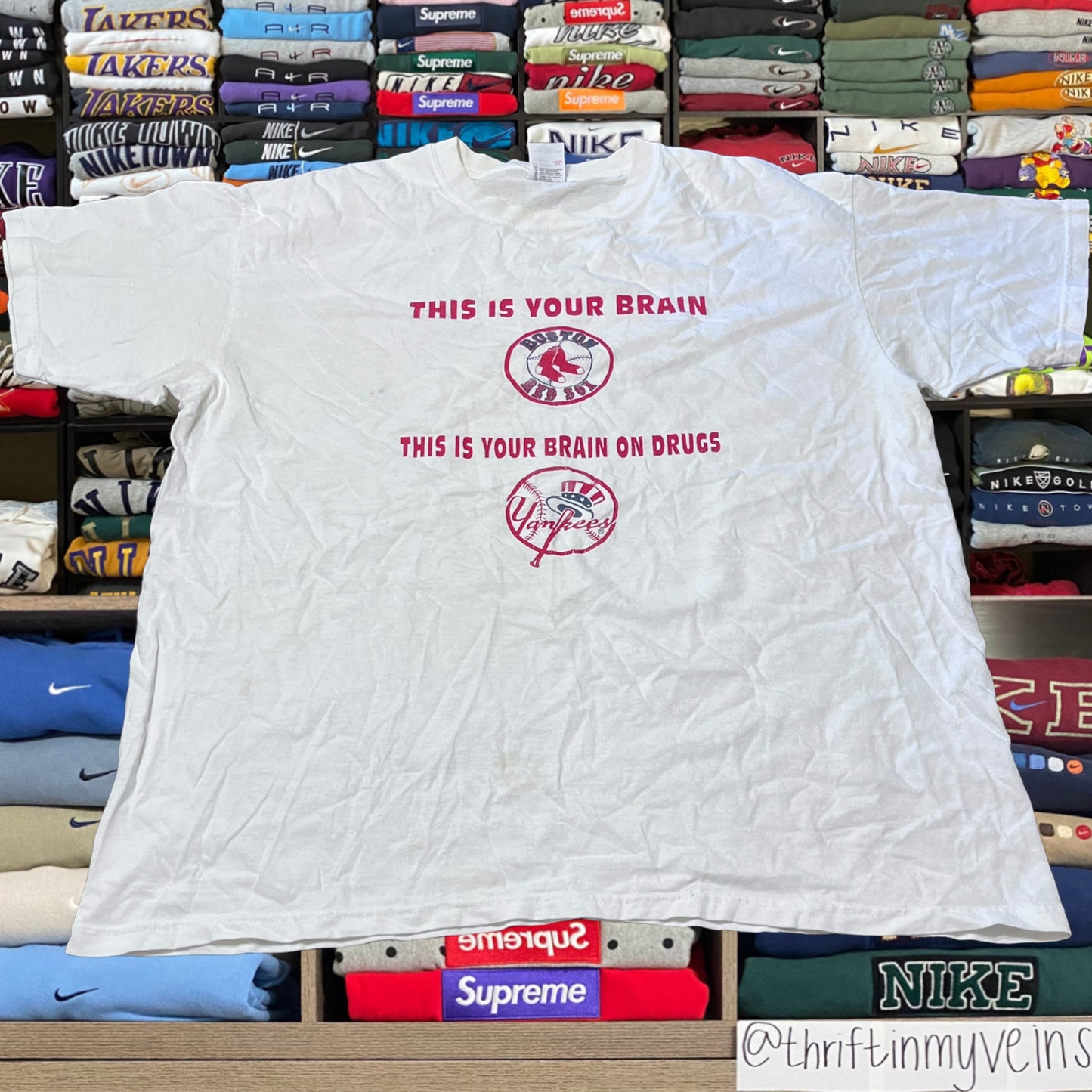 90s mlb baseball Yankees Red Sox shirt