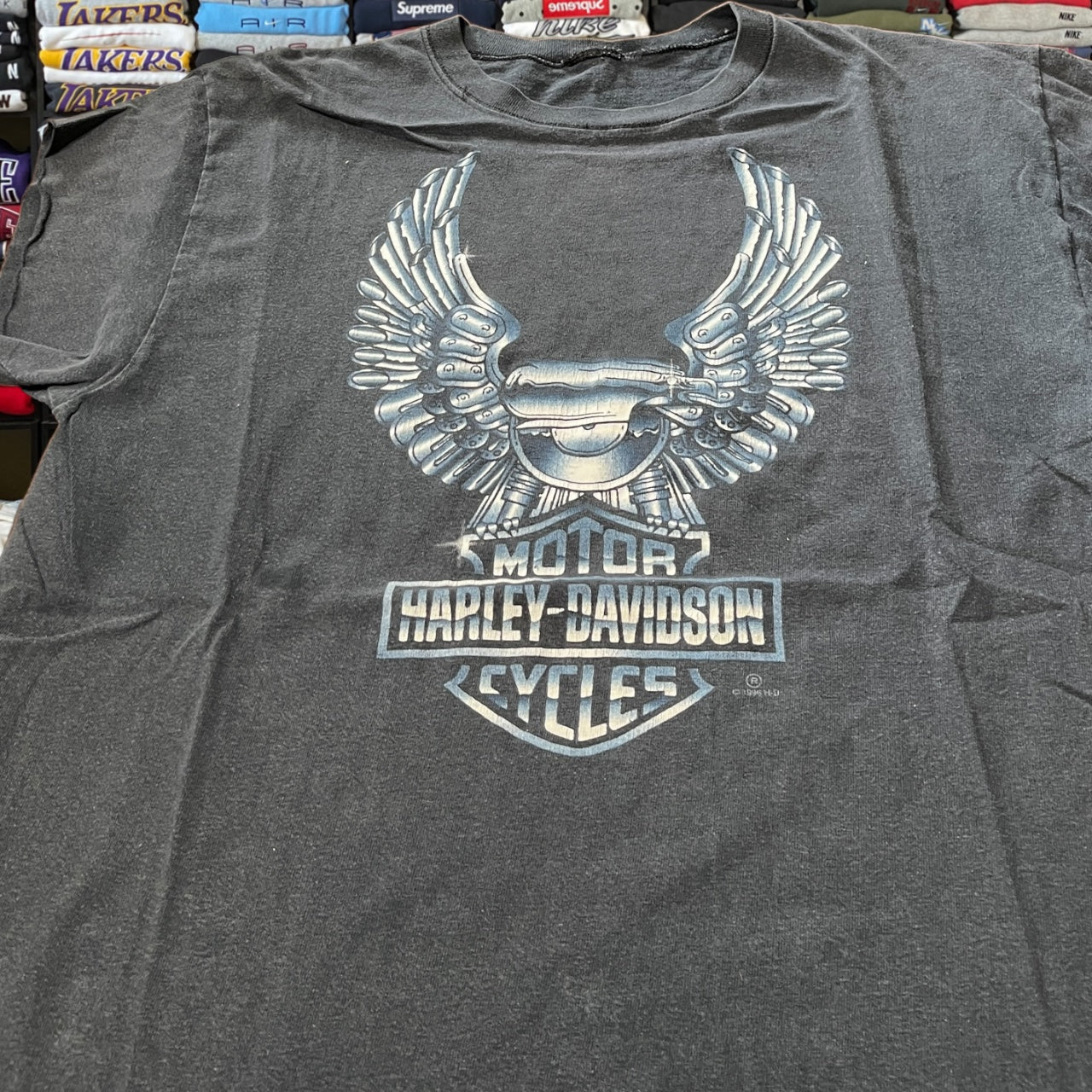 Vintage 90s harley davidson biker motorcycle shirt