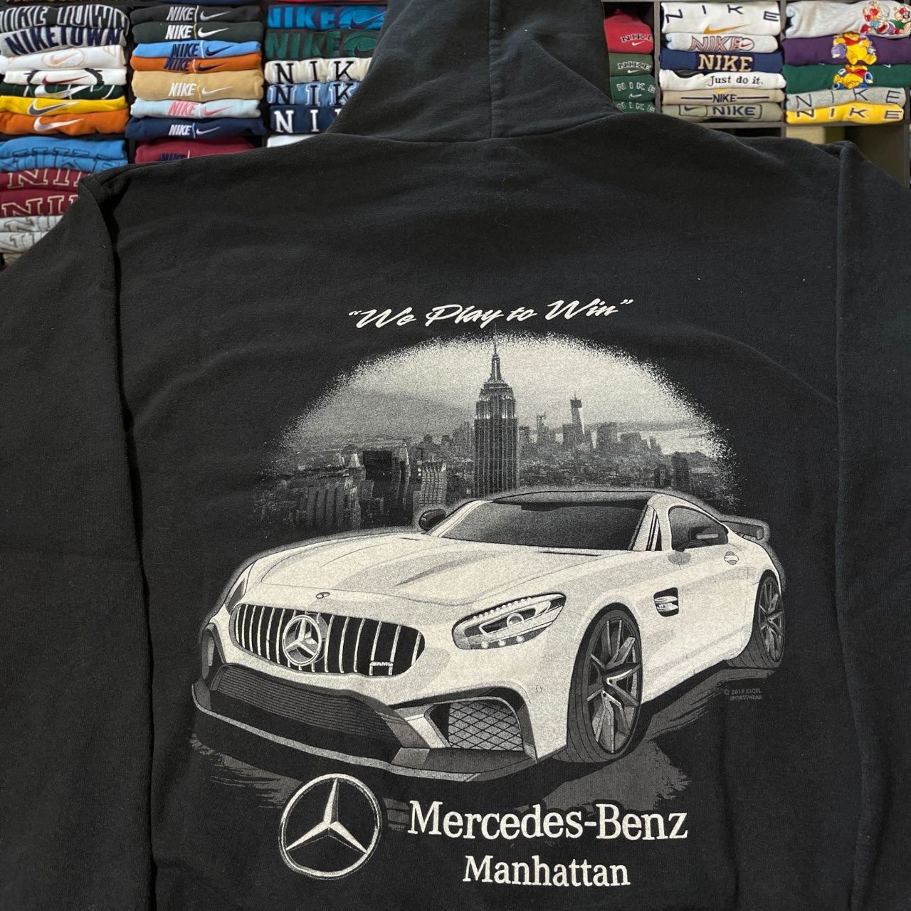 Y2K Mercedes Benz hoodie