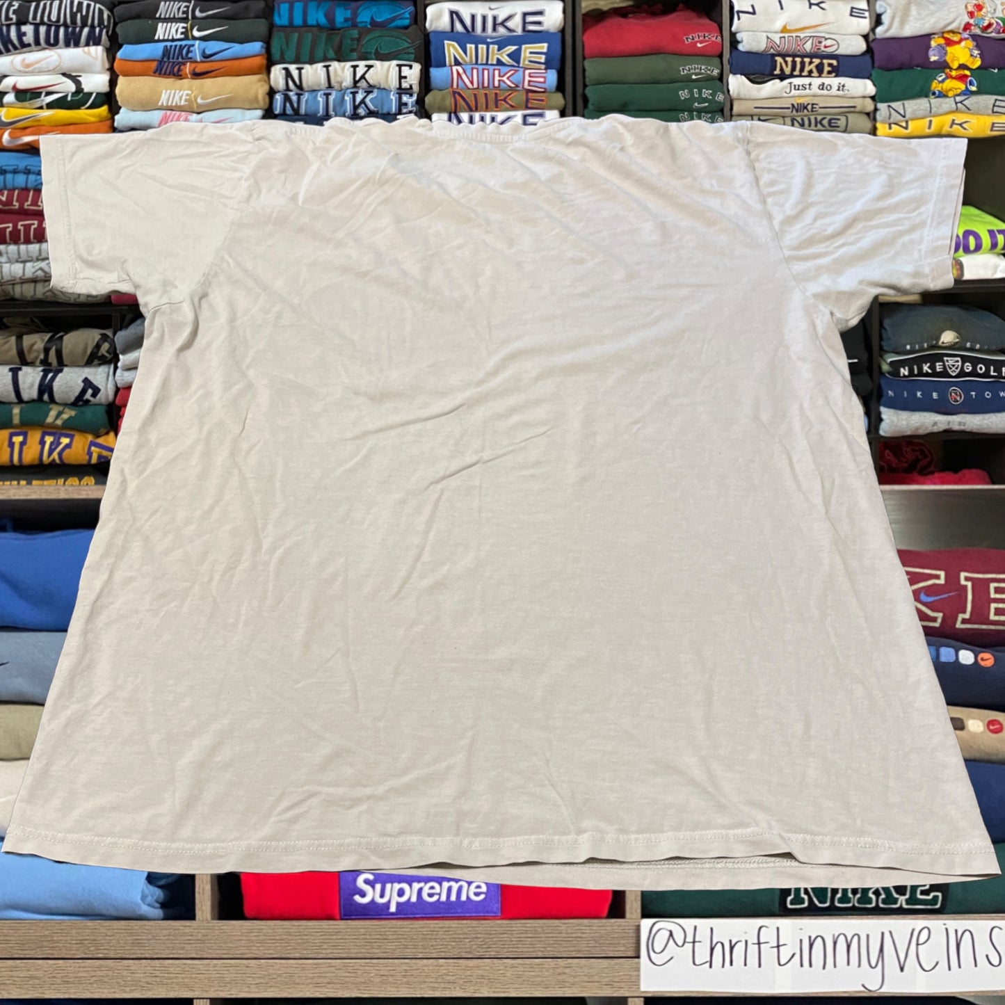vintage grunge skeleton poker shirt