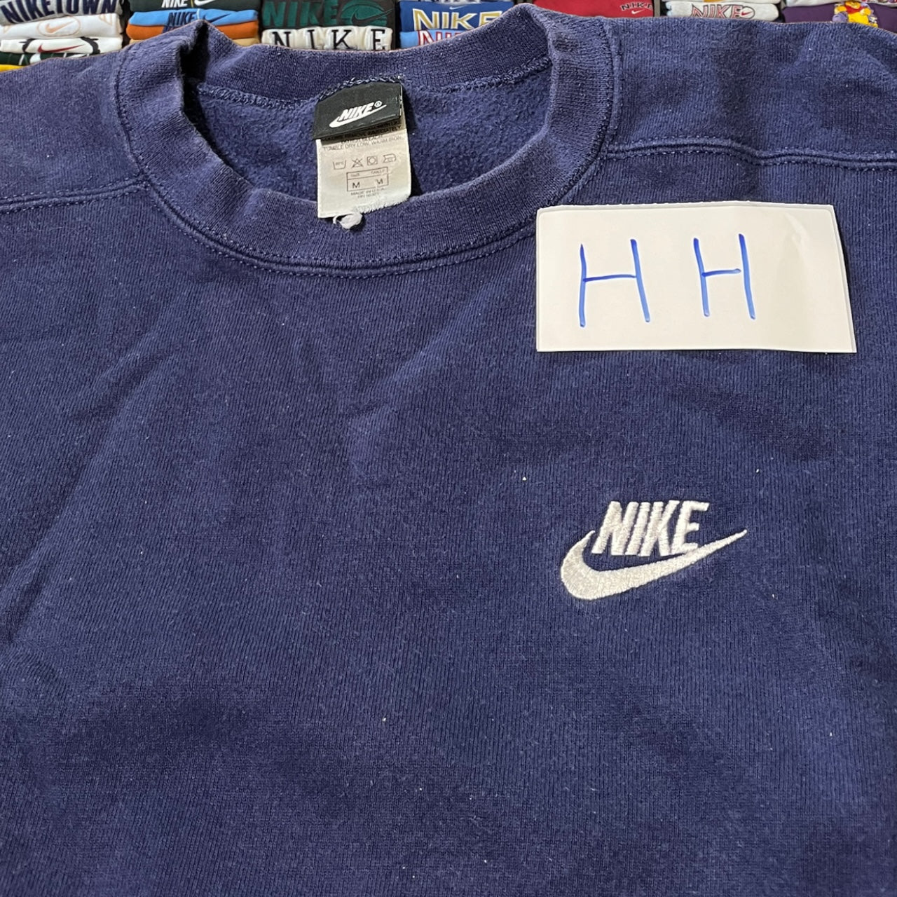 1995 Nike spelled out logo sweater ( medium )