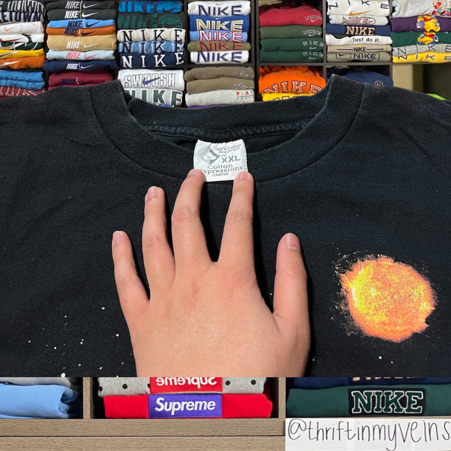 90s space galaxy shirt (xxlarge)