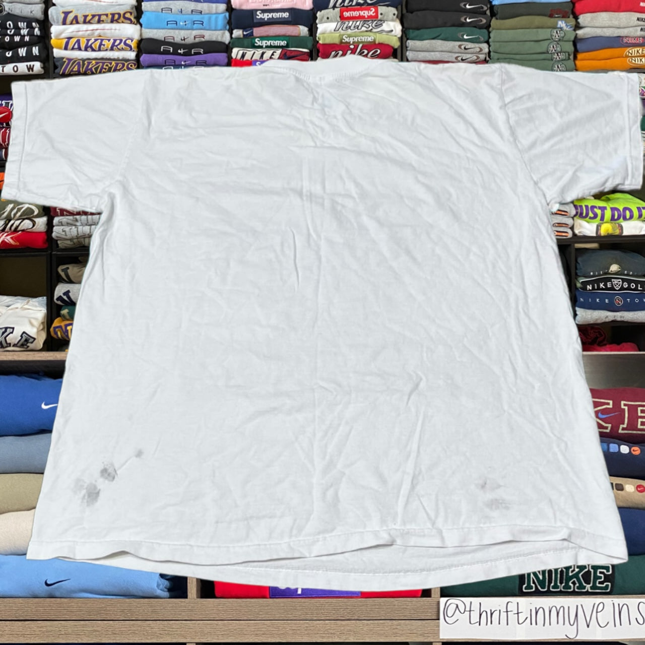 90s Kawasaki motorcycle graphic shirt