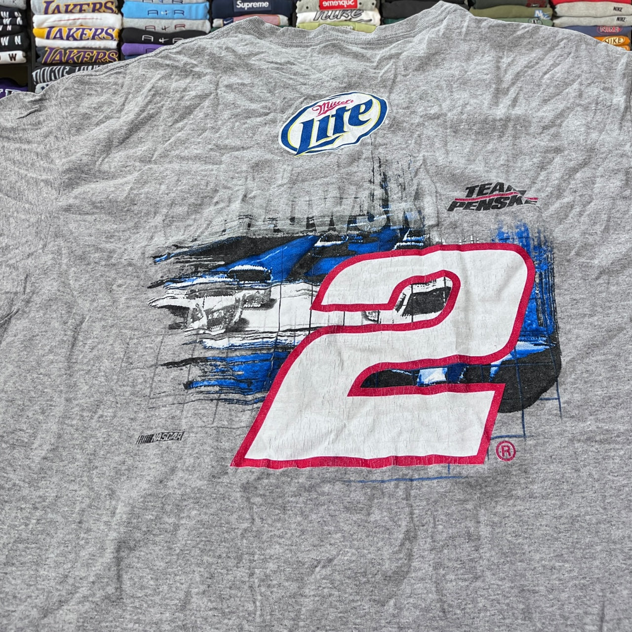 Vintage Y2K 2004 nascar graphic shirt