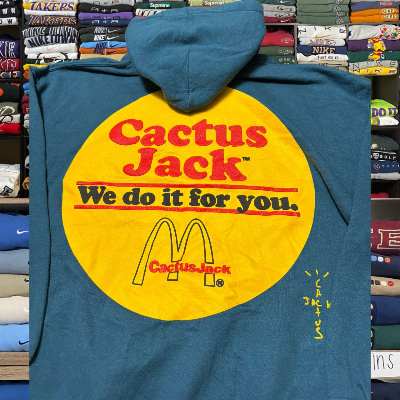 Cactus jack travis scott mcdonald hoodie (Large)