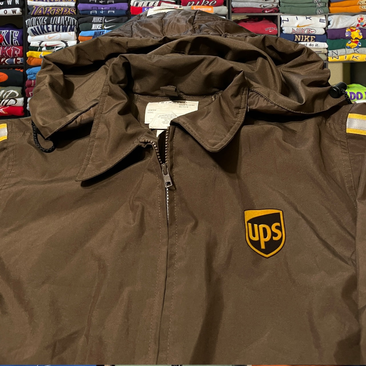 Y2K UPS brown jacket