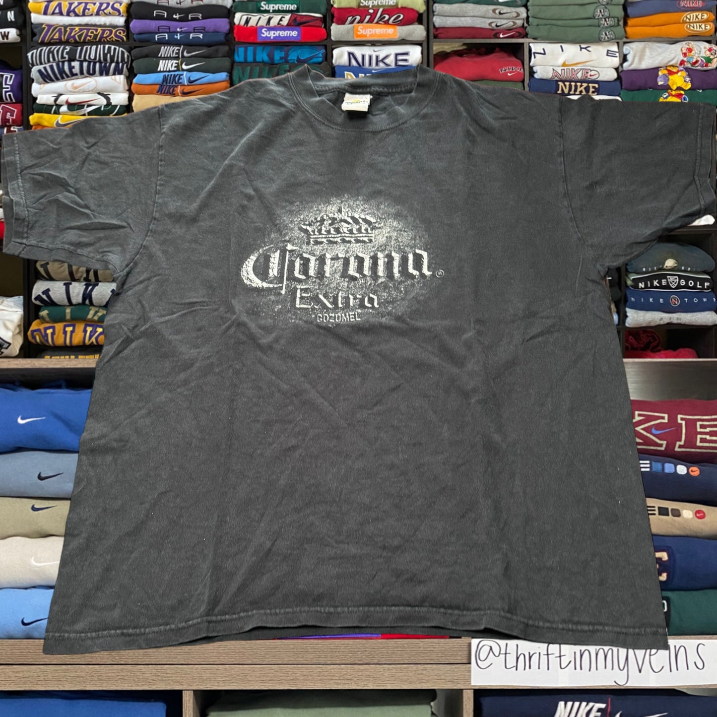 Y2K corona extra promo shirt