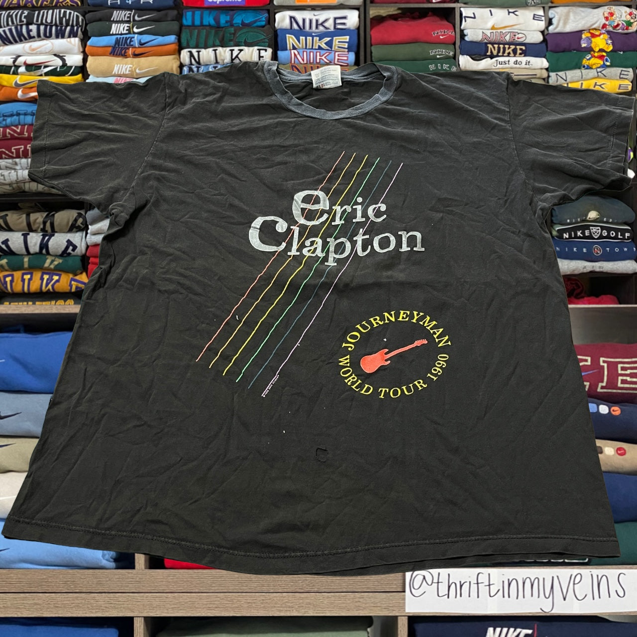 Vintage 1990 Eric Clapton shirt