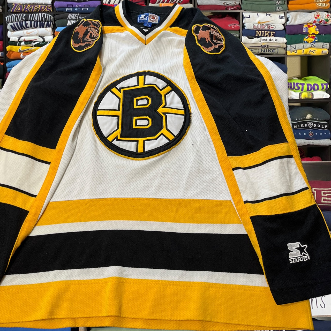 90s Boston bruins nhl hockey jersey