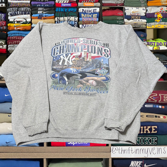 1998 New York Yankees mlb baseball sweater
