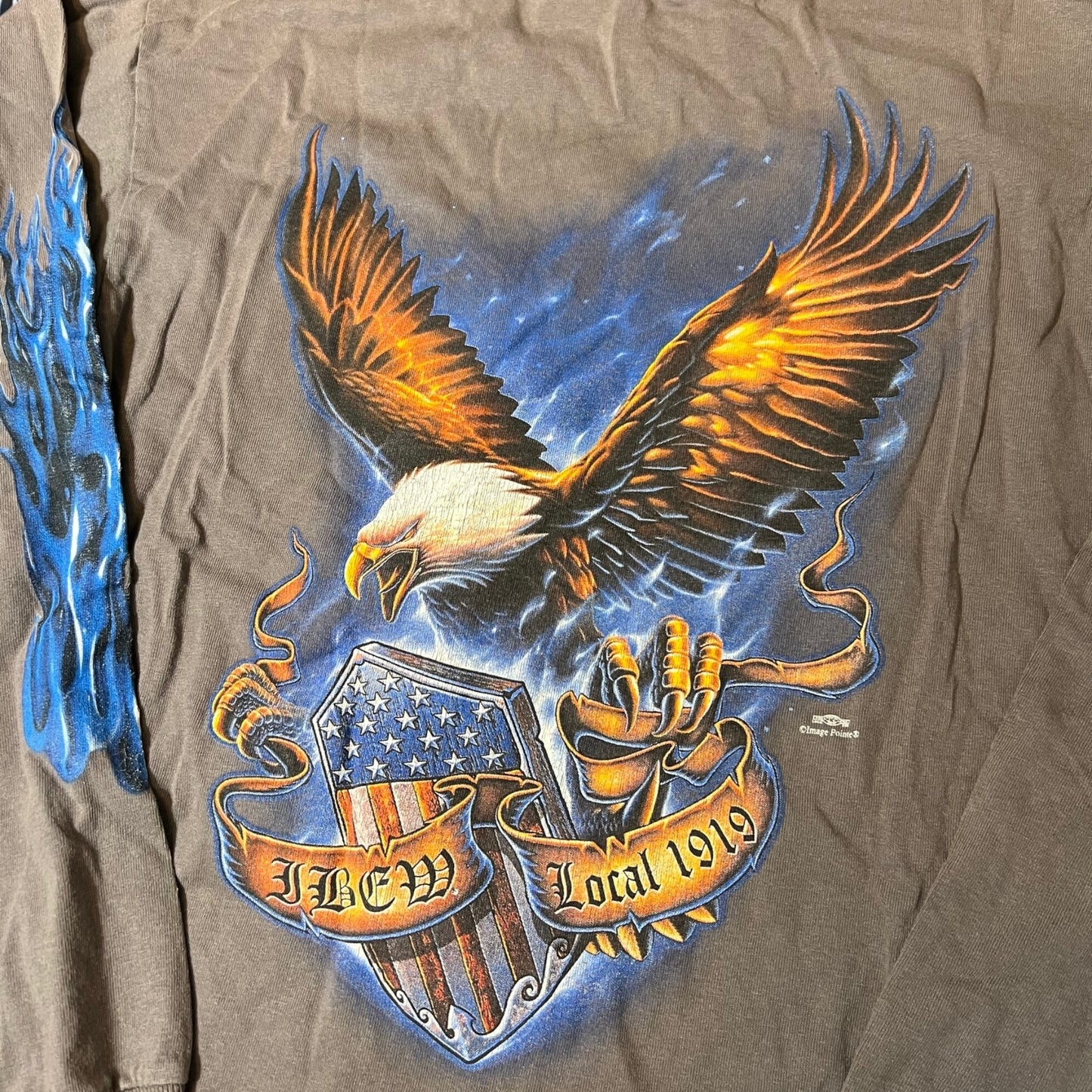 90s USA America biker eagle shirt