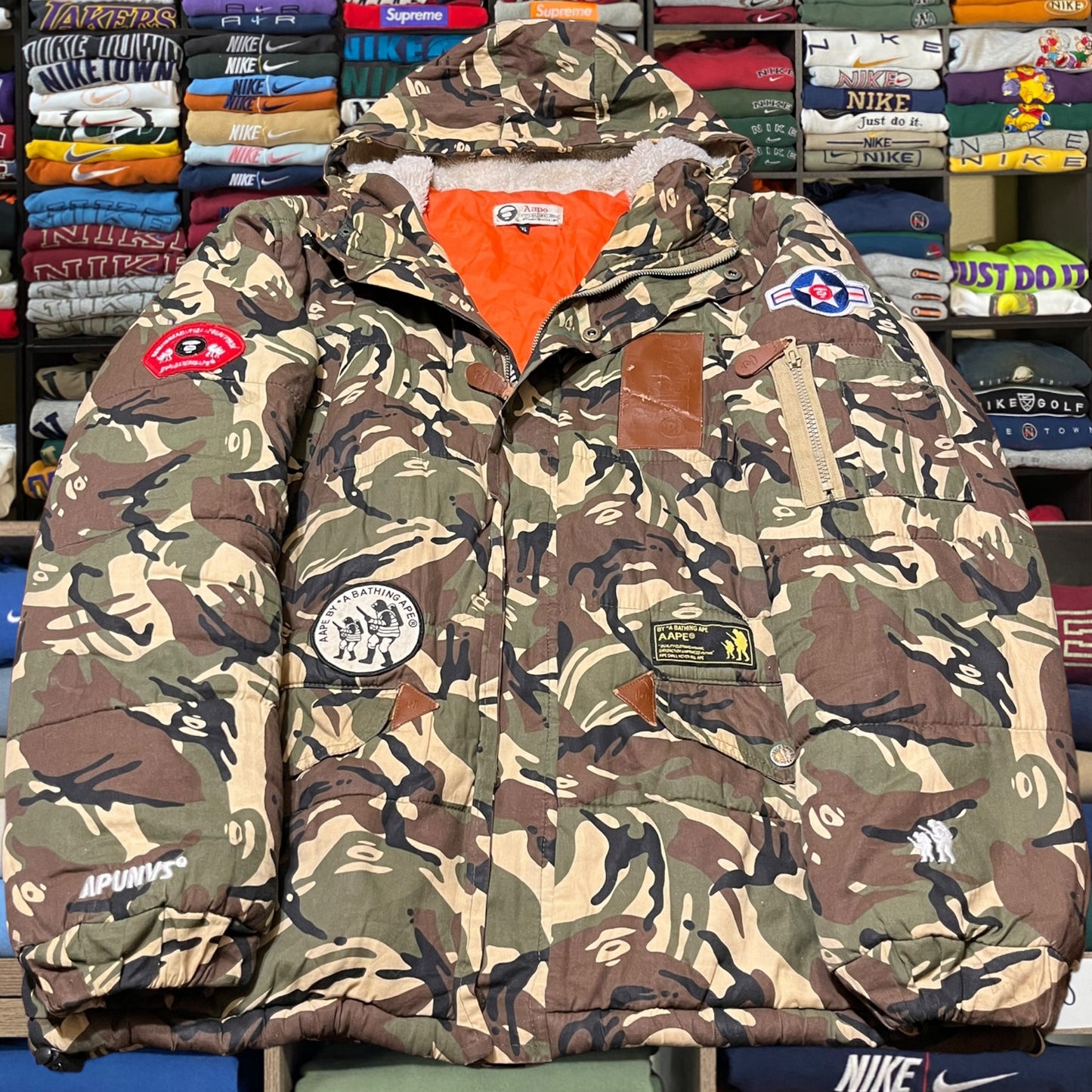 vintage y2k ape camo jacket