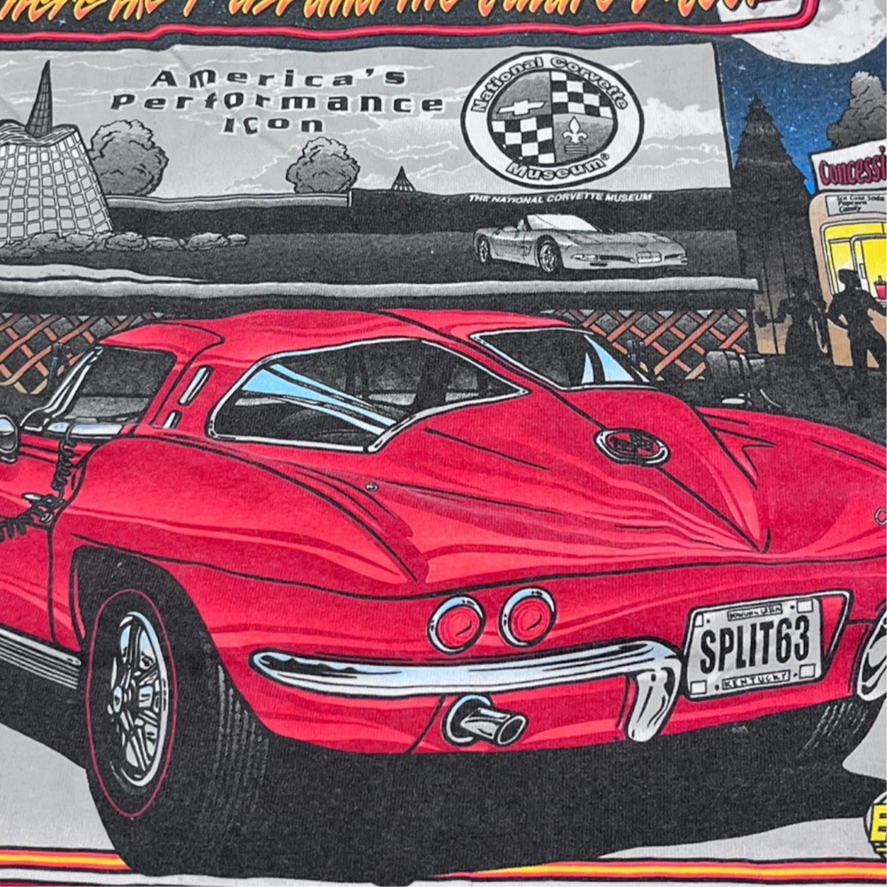 90s car graphic shirt