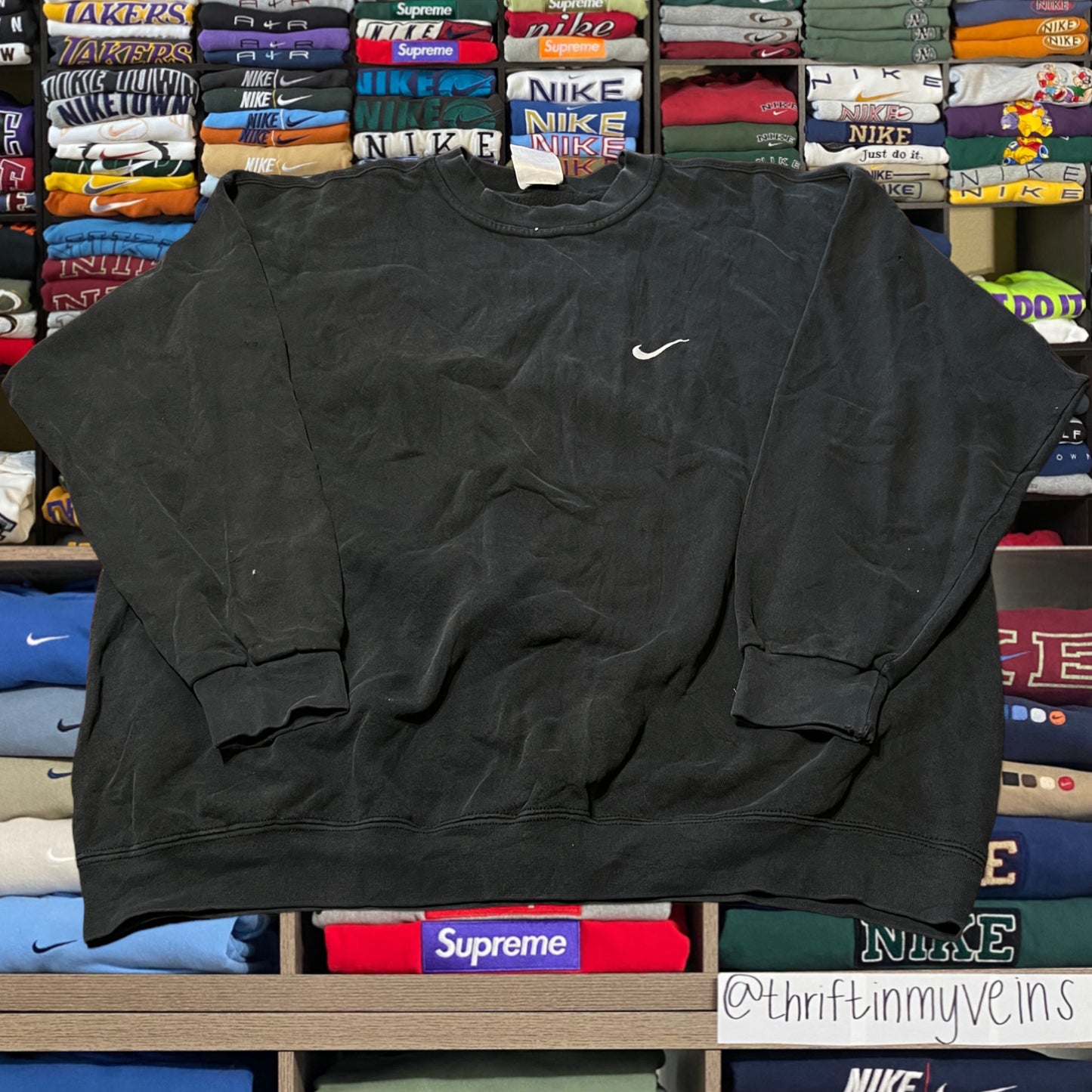 90s Nike black sweater
