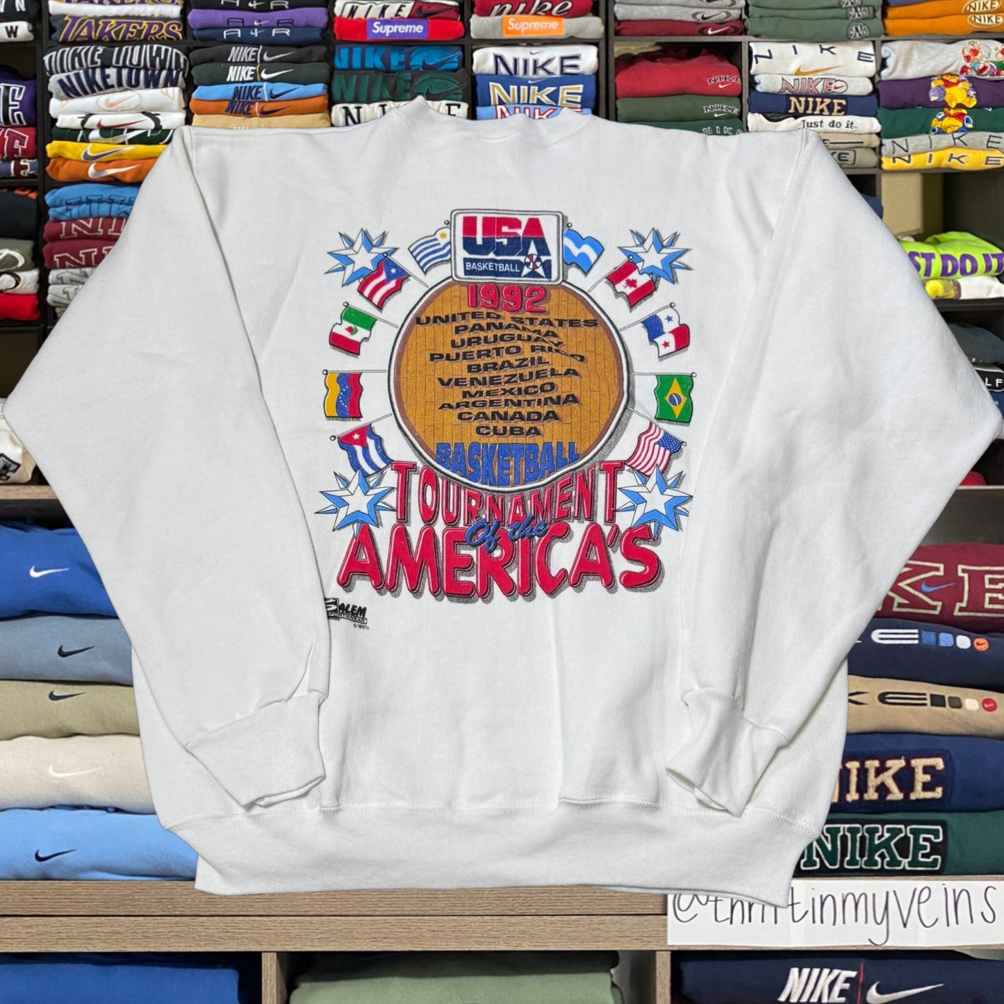 Vintage 1992 dream team USA nba basketball sweater