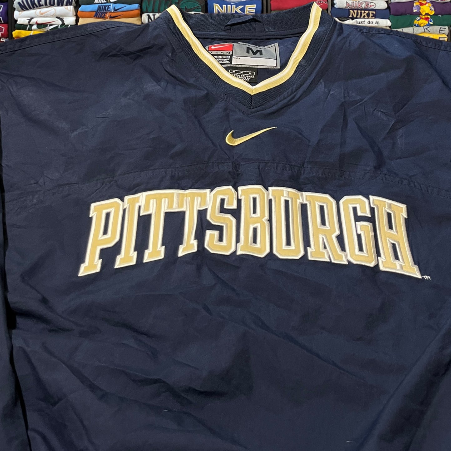 Y2K Nike x Pittsburgh university sweater