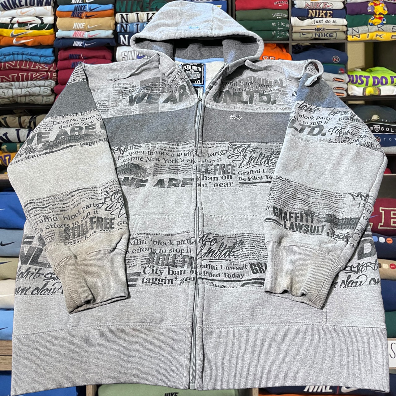 Y2K ecko unlimited skater hoodie