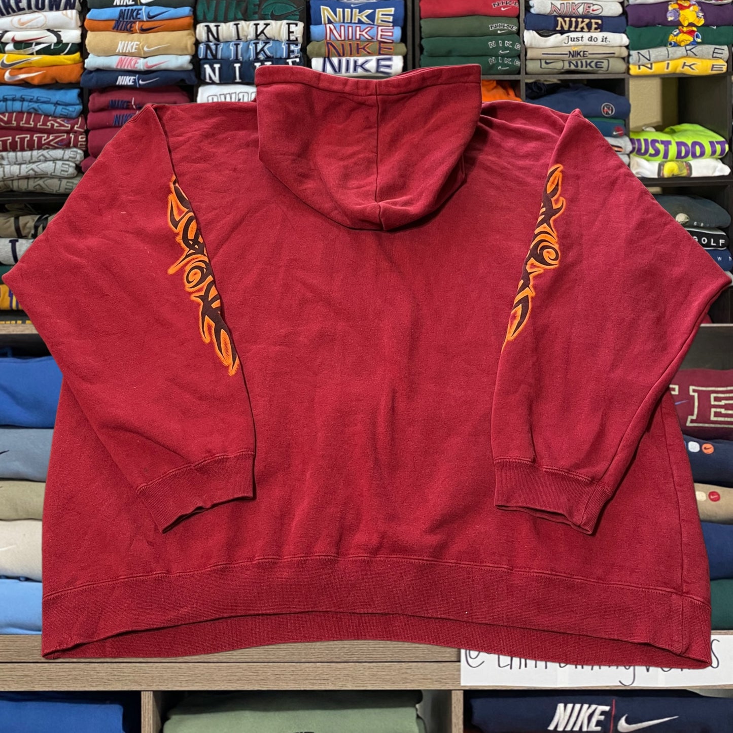 Y2K Top heavy dragon skater hoodie
