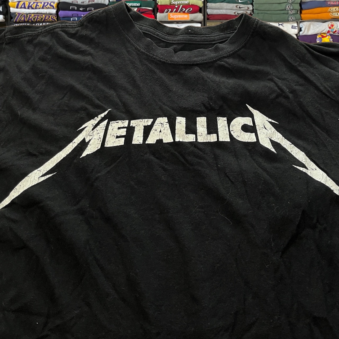 Y2K Metallica band tee shirt