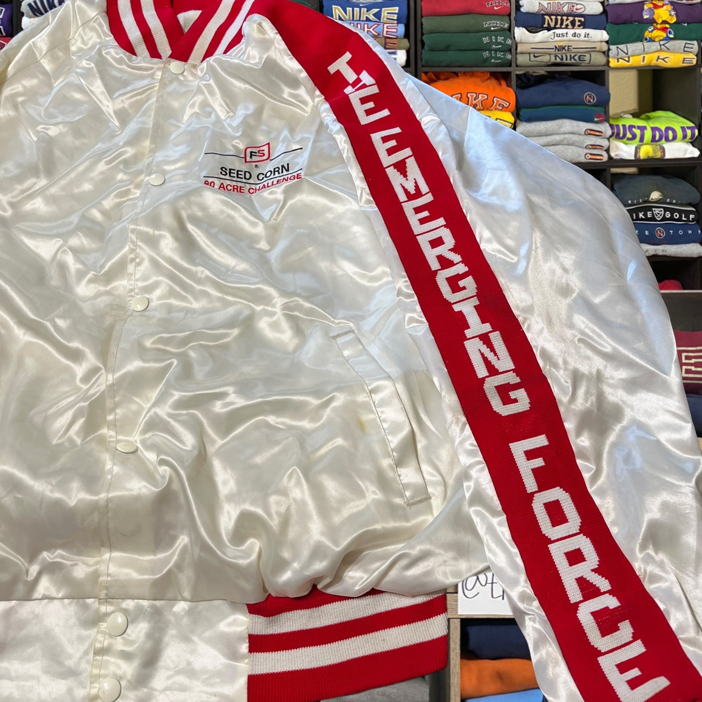 90s satin jacket