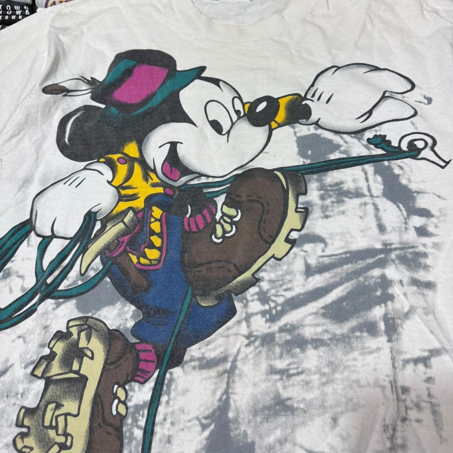90s Mickey Mouse Disney Indiana jones shirt