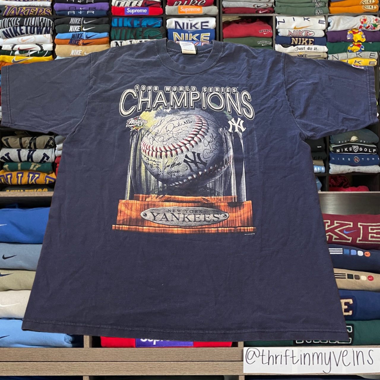 1998 New York Yankees mlb baseball ( large )