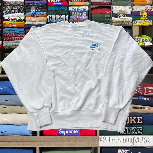 90s Rare white Nike air sweaters