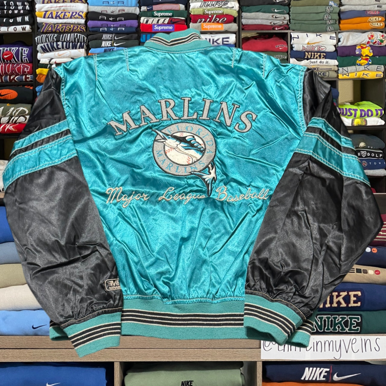 90s florida marlins jacket baseball (Large)
