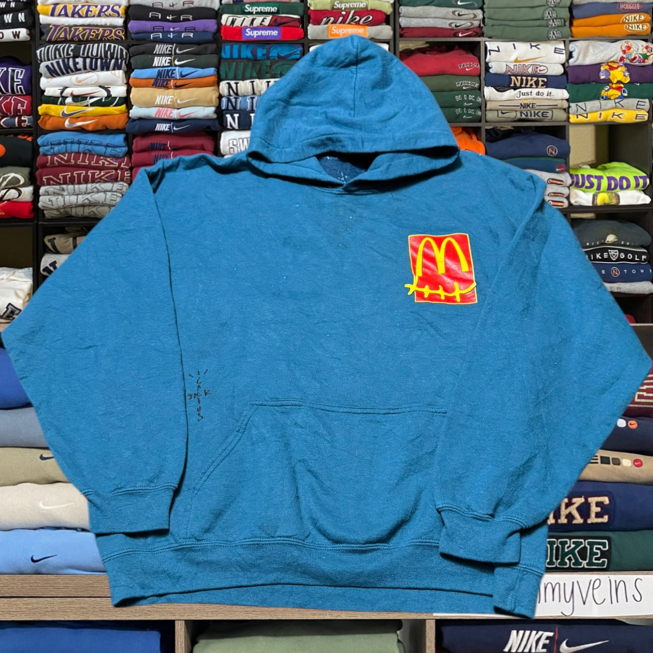 Cactus jack travis scott mcdonald hoodie (Large)
