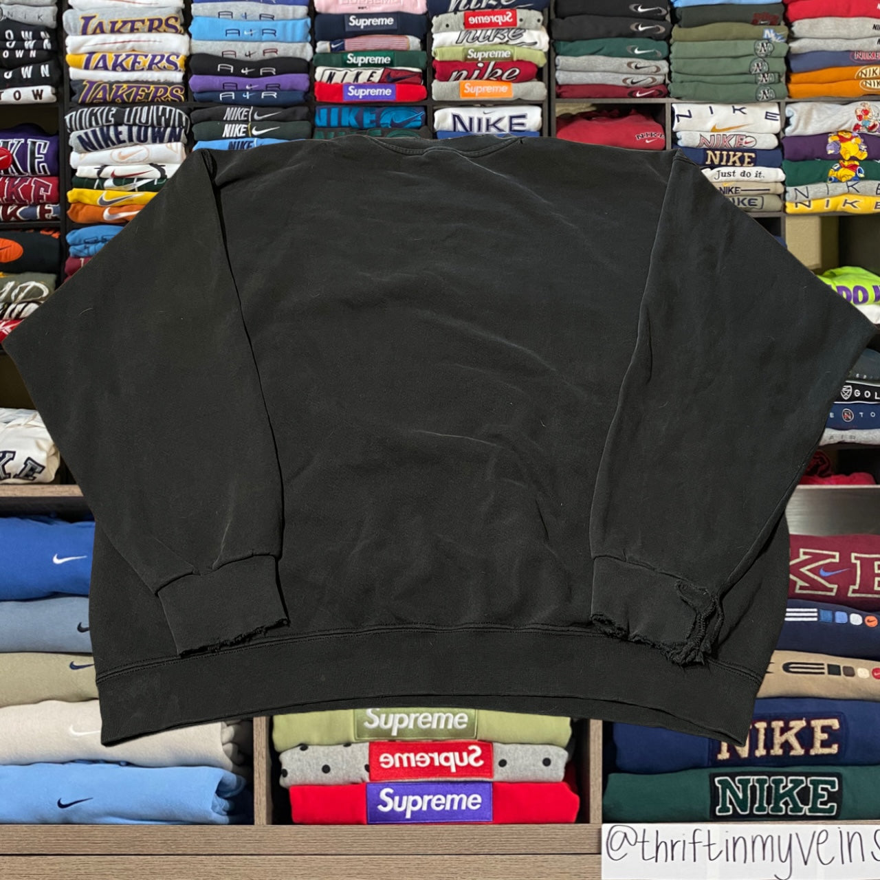 90s rare Nike embroidered logo sweater