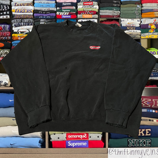 90s rare Nike embroidered logo sweater